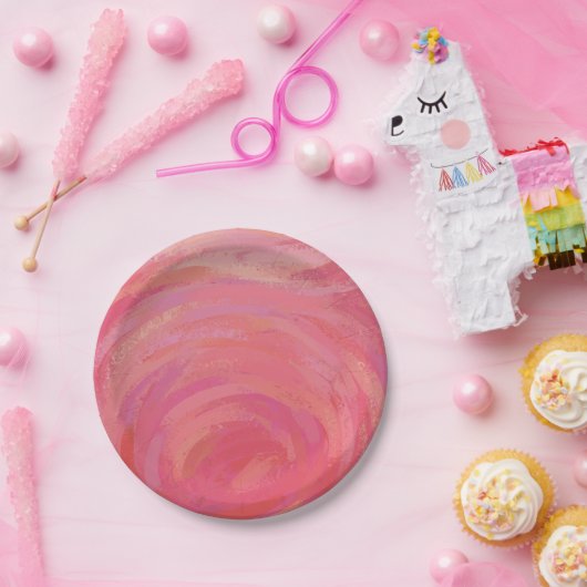 Lachs Swirl Pappteller (Party)