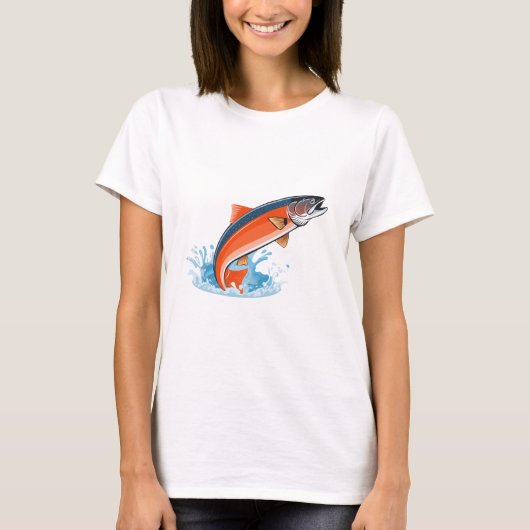 Lachs T-Shirt (Vorderseite)