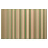 Lachs, Tan, Brown & Dark Green Pattern Stoff (Yard (91,4 cm))