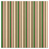 Lachs, Tan, Brown & Dark Green Pattern Stoff (Muster)