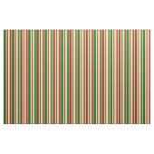 Lachs, Tan, Brown & Dark Green Pattern Stoff (Fat Quarter (45,7 x 55,9 cm))
