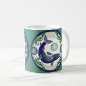 Lachs-Tasse Kaffeetasse (VorderseiteRechts)