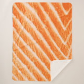 Lachs Textur Plush Blanket Sherpadecke (Vorderseite)