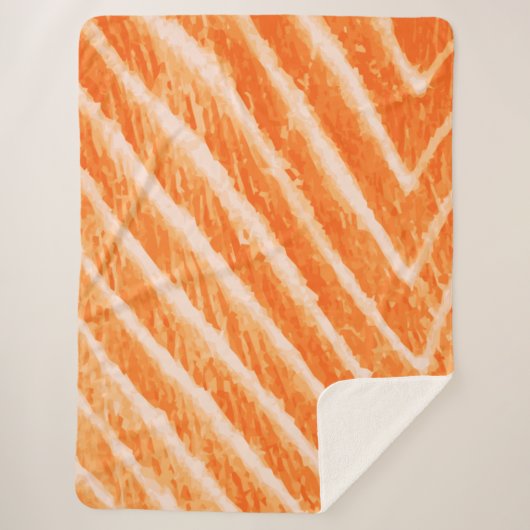 Lachs Textur Plush Blanket Sherpadecke (Vorderseite)