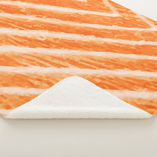 Lachs Textur Plush Blanket Sherpadecke (3/4)