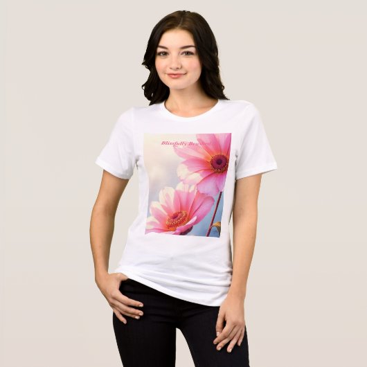 Lachs Tri-Blend Shirt (Vorderseite voll)