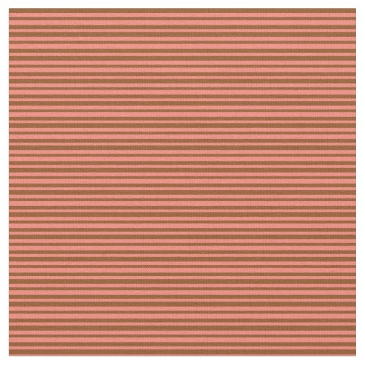 Lachs und braunes Muster Stoff (Nahaufnahme)