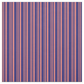 Lachs- und Mitternachtsblauer Streifen/Linienmuste Stoff (Muster)
