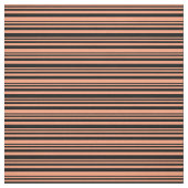 Lachs und schwarze farbige Linien Stoff (Muster)