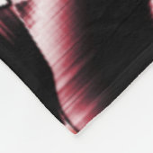 Lachs und schwarze Schrotte, vernichtete Bänder au Fleecedecke (Ecke)