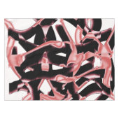 Lachs und schwarze Schrotte, vernichtete Bänder au Tischdecke (Vorderseite (Horizontal))