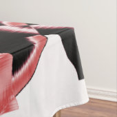 Lachs und schwarze Schrotte, vernichtete Bänder au Tischdecke (Beispiel)