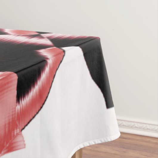 Lachs und schwarze Schrotte, vernichtete Bänder au Tischdecke (Beispiel)