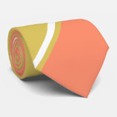 Lachs und Weißweine-Krawatte Krawatte (Gerollt)