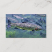 Lachs Visitenkarte (Rückseite)