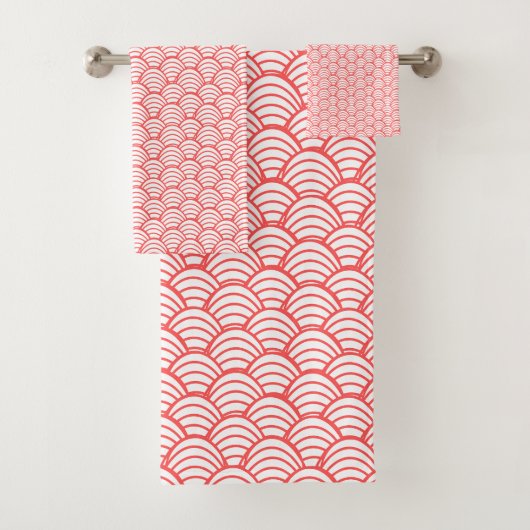 Lachs Waves Badhandtuch Set (Insitu)