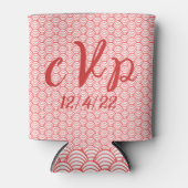 Lachs Waves Dosenkühler (Vorderseite)