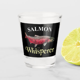 Lachs Whisperer Dark Schnapsglas