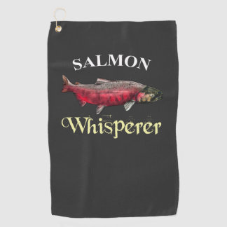 Lachs Whisperer Dunkles Handtuch