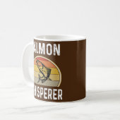 Lachs Whisperer Fischerei Fischer Fischer Kaffeetasse (Vorderseite Links)