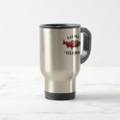 Lachs Whisperer Light Boat Tasse (VorderseiteRechts)