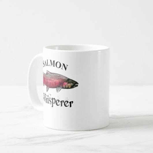 Lachs Whisperlight Kaffeetasse (Vorderseite Links)