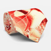 Lachs zu Korallen mit leuchtenden und verdrehten Krawatte (Gerollt)