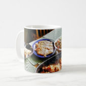 Lachs zum Essen Kaffeetasse (Vorderseite Links)
