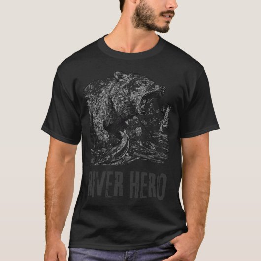 Lachsangeln T-Shirt (Vorderseite)