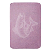 Lachsanstieg Badematte (Vorderseite Vertikal)