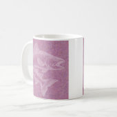 Lachsanstieg Kaffeetasse (Vorderseite Links)