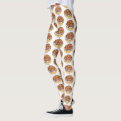 Lachsbagel-Cartoon Leggings (Links)