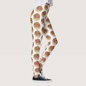 Lachsbagel-Cartoon Leggings (Rechts)