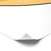 Lachsbagel-Cartoon Poster (Ecke)