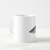 Lachsbild für die Tasse (Vorderseite Links)