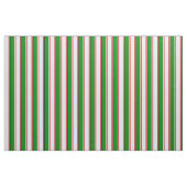 Lachse, Rot, Lavendel, Grün und Schwarz Stoff (Fat Quarter (45,7 x 55,9 cm))