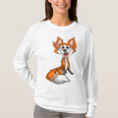 Lachsender Fuchs T-Shirt (Vorderseite)