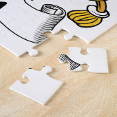 LachsFamilienwappen Puzzle (Seite)