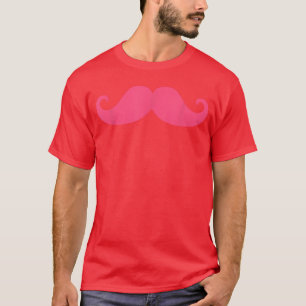 Lachsfarbenen Schnurrbart Lustiger Hipster-Bart Sc T-Shirt