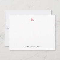 Lachsfarbmonogramm Personalisierter Buchstabe