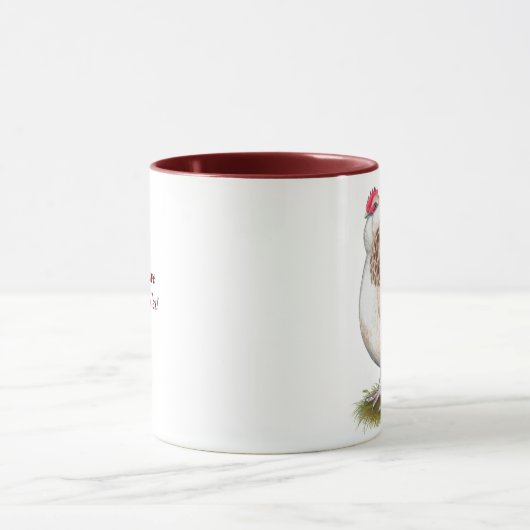 LachsFaverolle Henne Tasse (Zentrum)