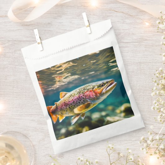 Lachsfisch Geschenktütchen (Ausgeschnitten)