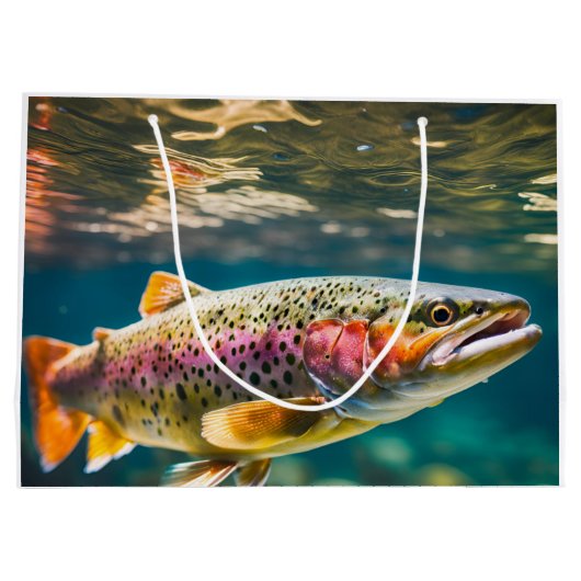 Lachsfisch Große Geschenktüte (Rückseite)