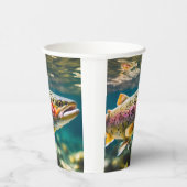 Lachsfisch Pappbecher (Rechts)