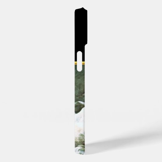 Lachsfische schwimmen unter dem Wasser Monogramm Case-Mate iPhone Hülle (Rückseite / Rechts)