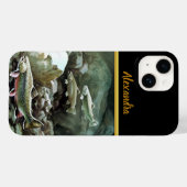 Lachsfische schwimmen unter dem Wasser Monogramm Case-Mate iPhone Hülle (Rückseite (Horizontal))