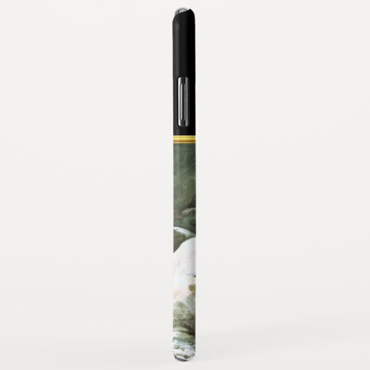 Lachsfische schwimmen unter dem Wasser Monogramm Case-Mate iPhone Hülle (Hinten/Rechts)