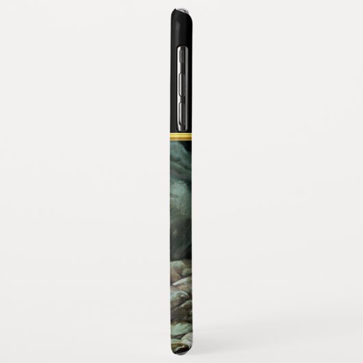 Lachsfische schwimmen unter dem Wasser Monogramm Case-Mate iPhone Hülle (Hinten/Links)