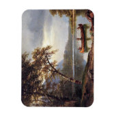 Lachsfischerei auf dem Cascapediac Albert Bierstad Magnet (Vertikal)