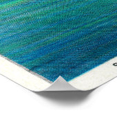 Lachsfischerei im Hafen von Port Angeles Poster (Ecke)